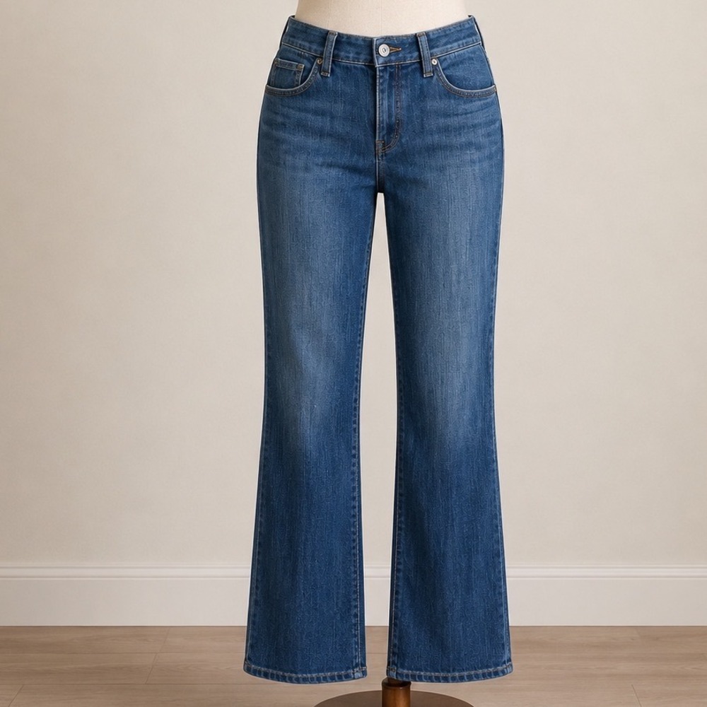 Ann Taylor Loftβ Original Bootcut Jeans Womens Size 6 Medium Wash Denim Pants